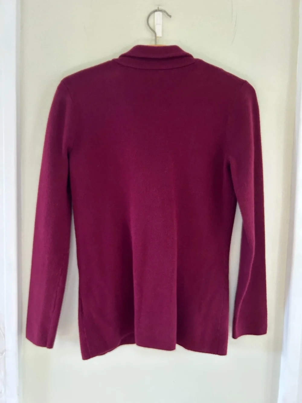 J Crew Burgandy Knit Blazer